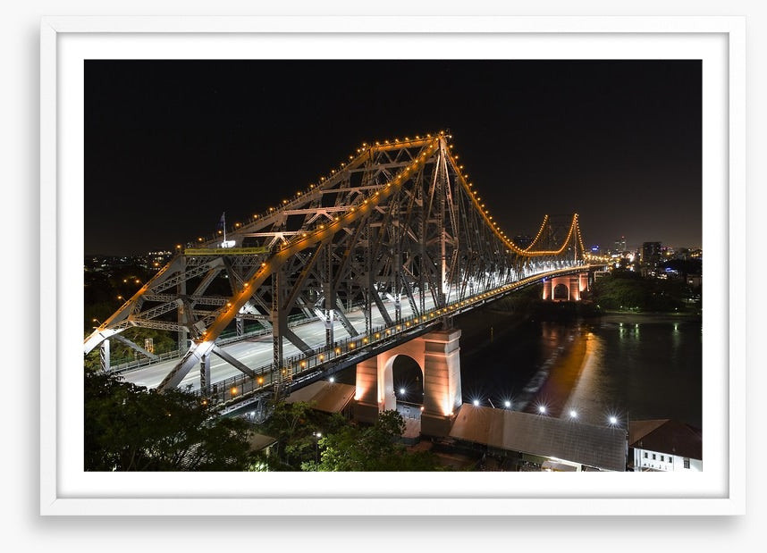 The Story Bridge by night
