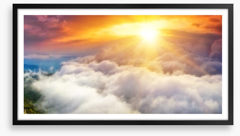 Heavenly sunrise