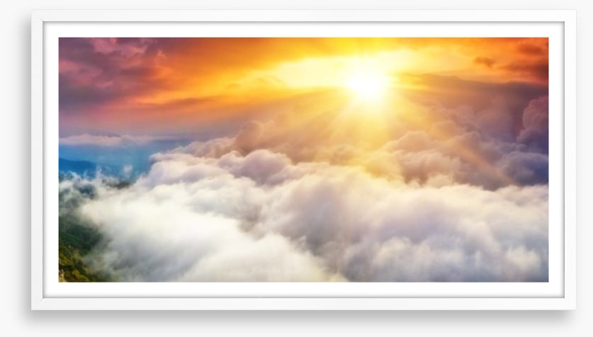 Heavenly sunrise