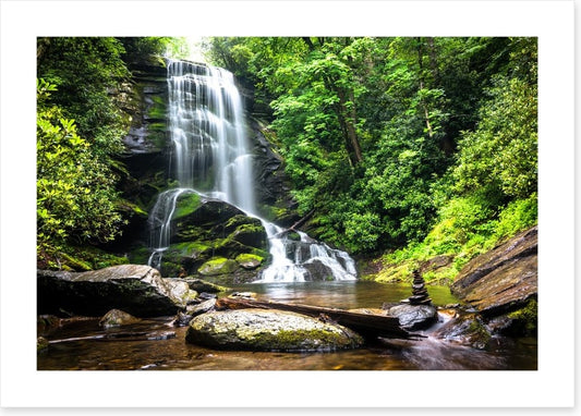 Mountain forest falls