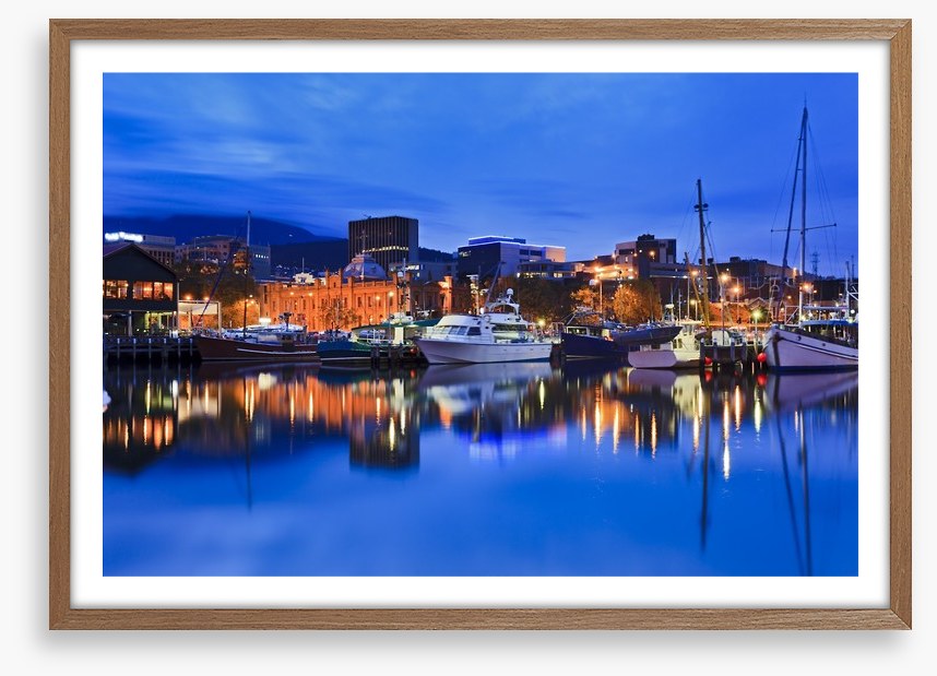 Hobart blue hour
