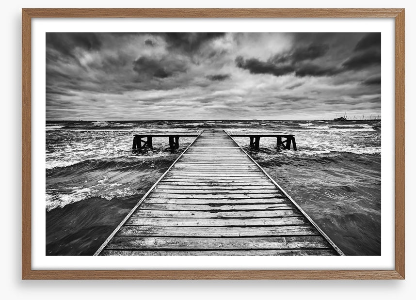 The old jetty and the storm