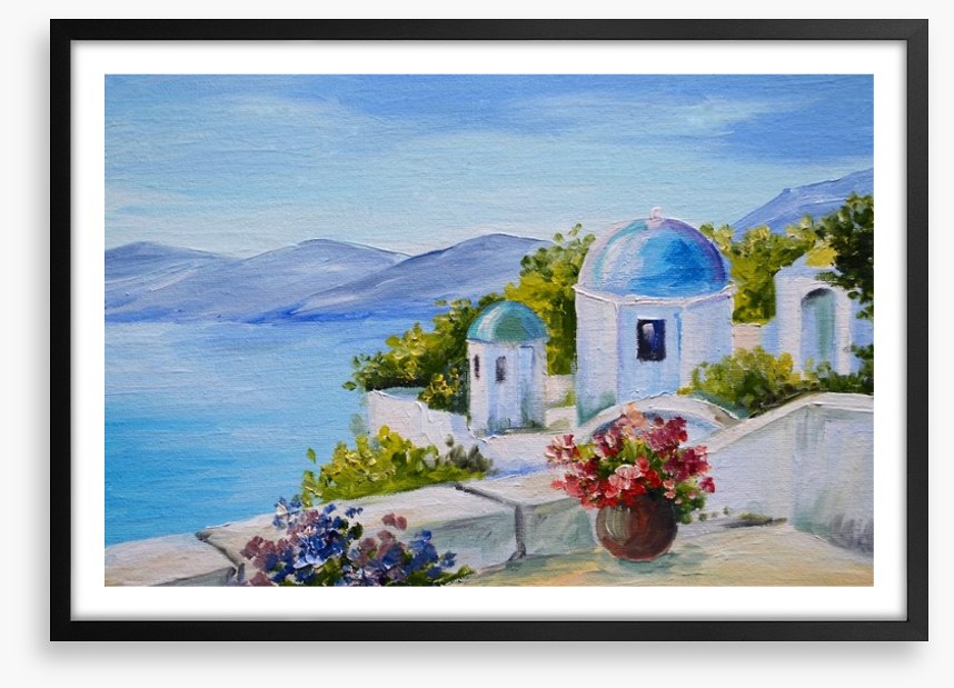 House near the sea, Santorini