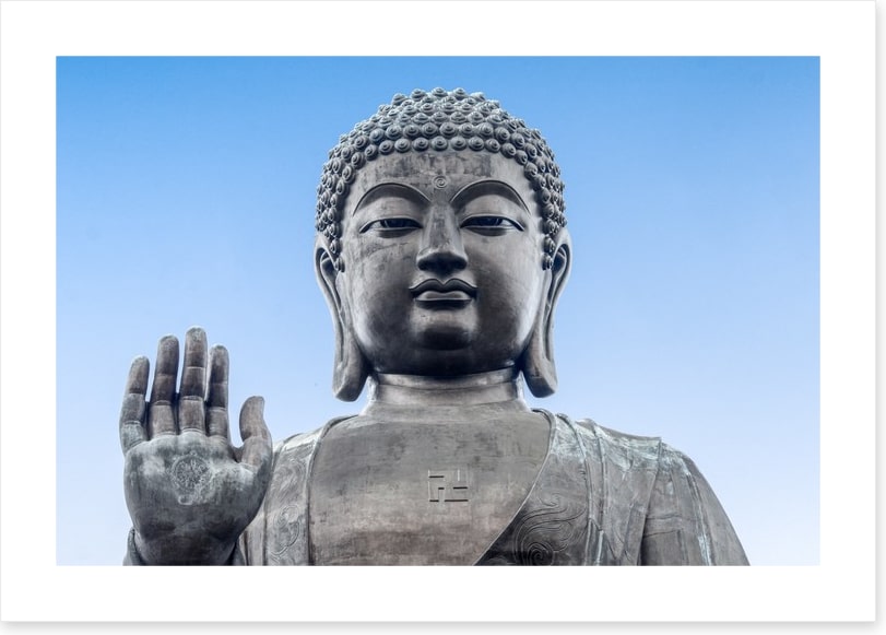 Blue sky buddha