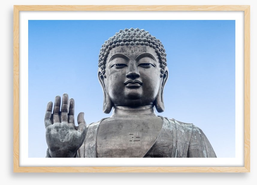 Blue sky buddha