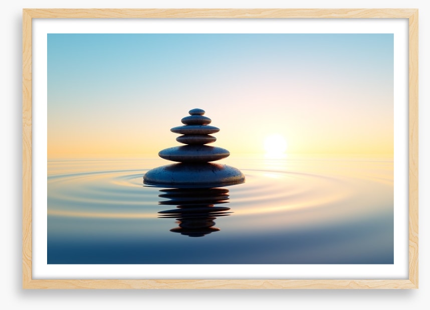 Stone tower at sunrise