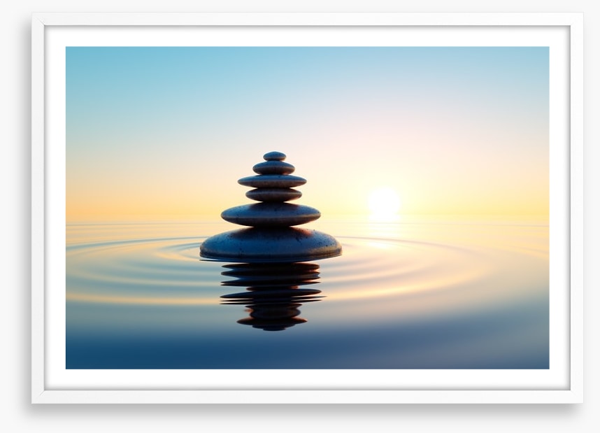 Stone tower at sunrise