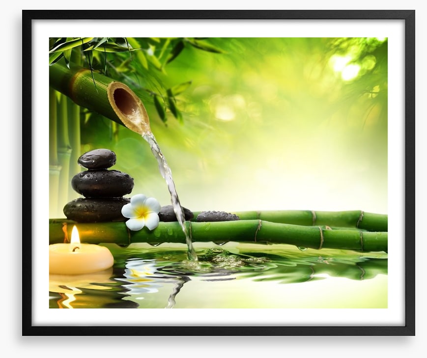 Flowing zen garden