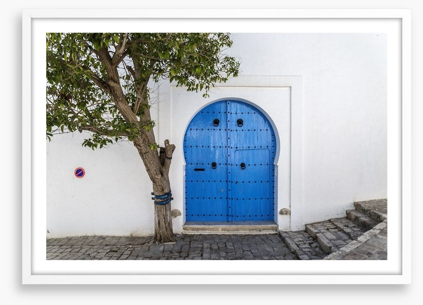 The blue door, Tunisia