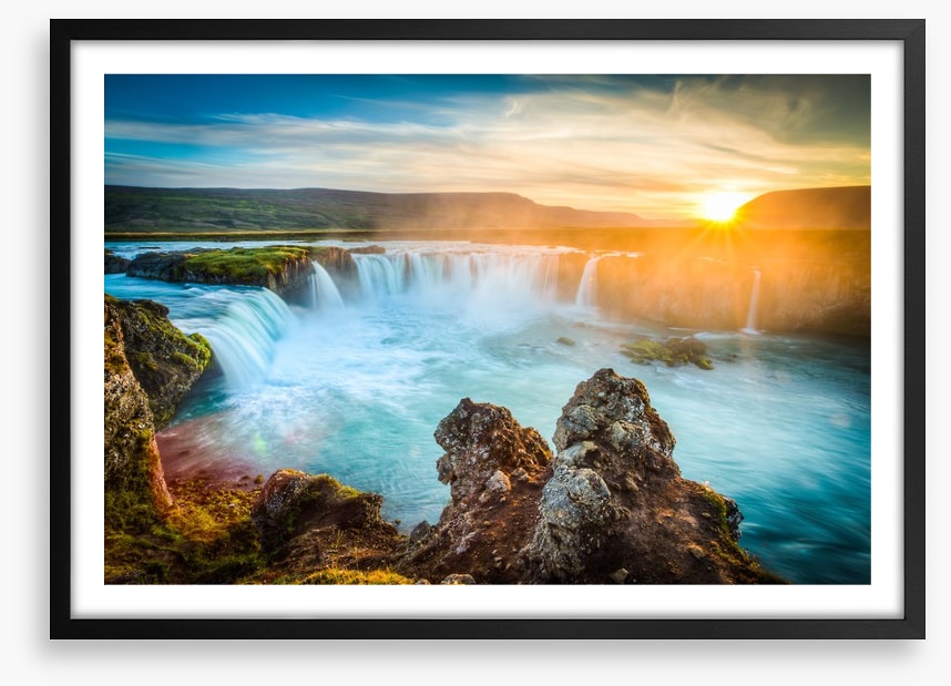 Godafoss sunset