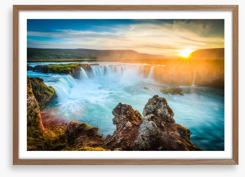 Godafoss sunset