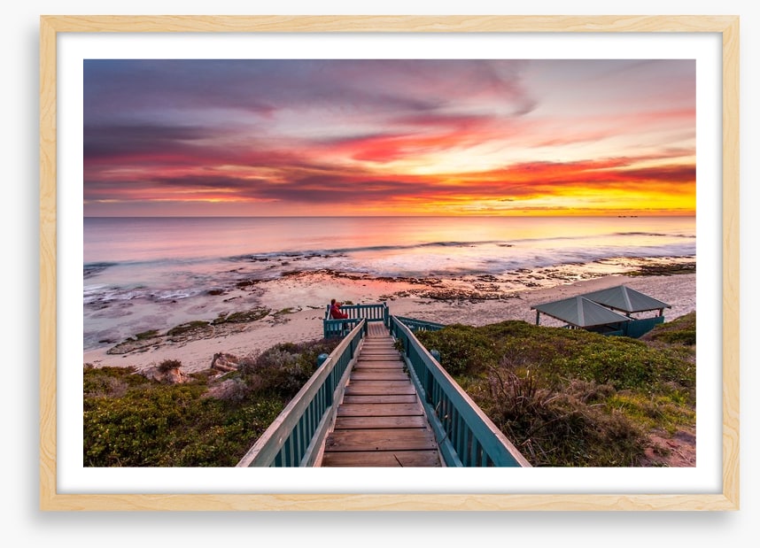 Stunning beach sunset, Perth