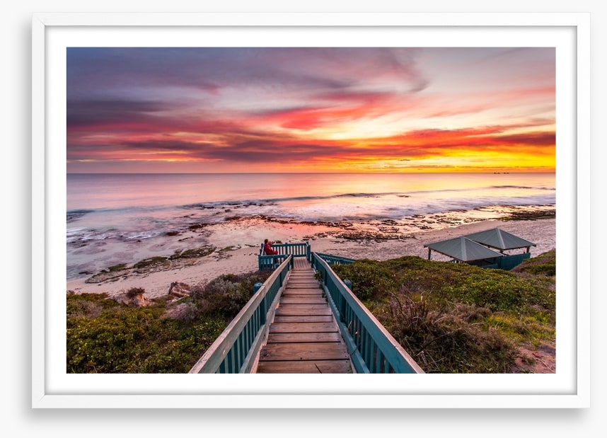 Stunning beach sunset, Perth