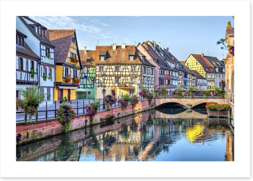 Colourful houses in Colmar, France
