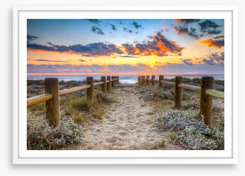 Sunset at the beach