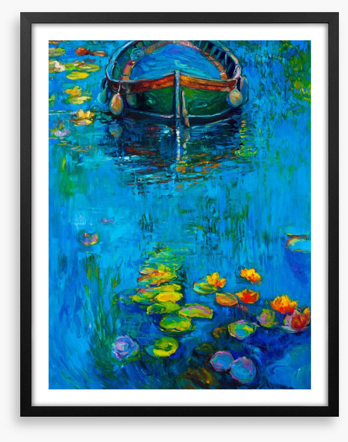 The boat and the lillies