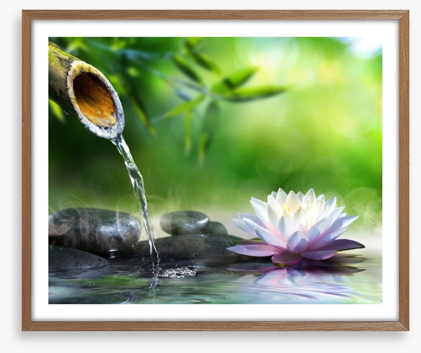 Flowing zen garden