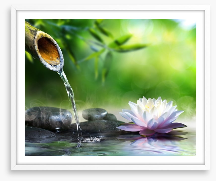 Flowing zen garden