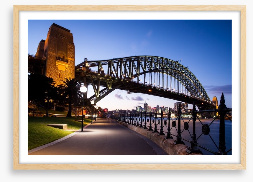 The bridge at dusk