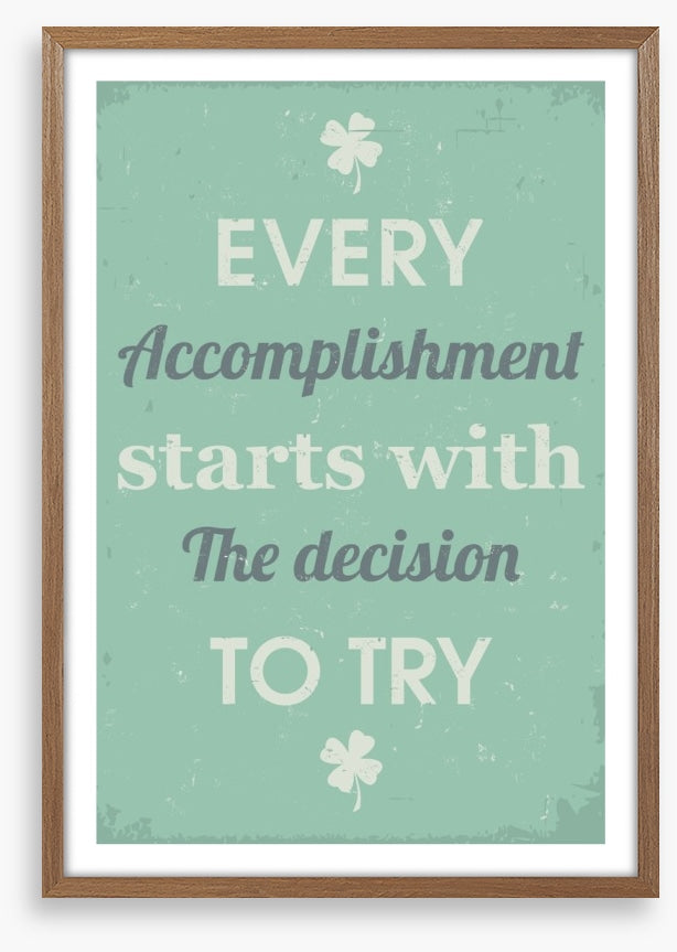 The decision to try