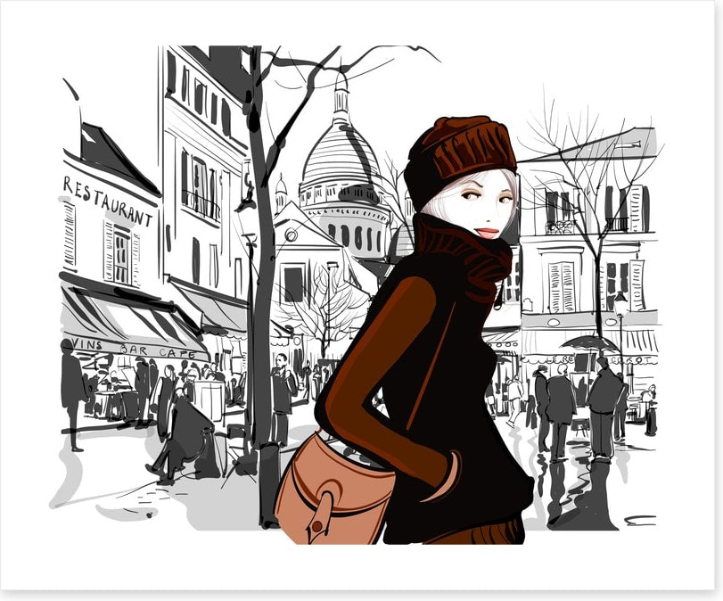 Montmartre square stroll