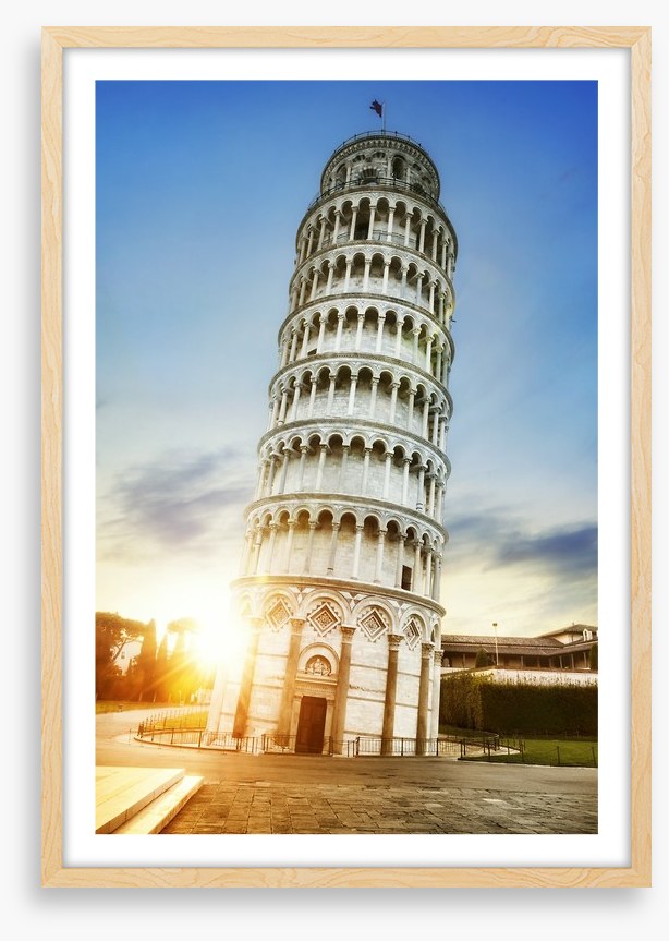 The leaning tower of Pisa, Italy