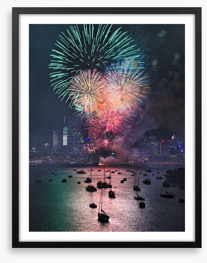 Sydney harbour fireworks