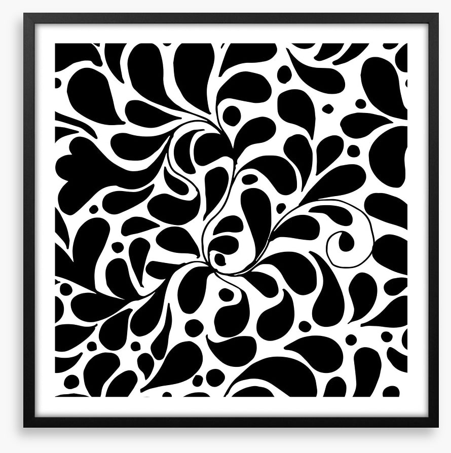 Swirl in black