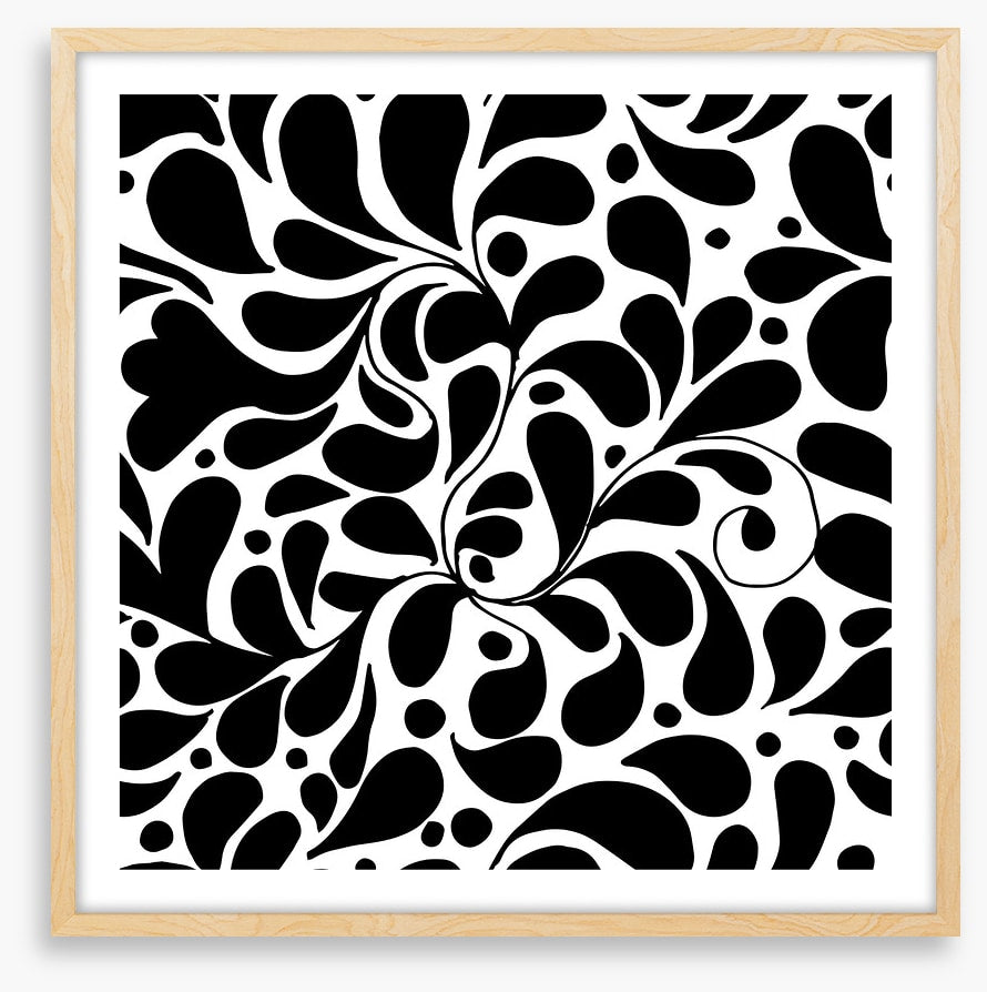Swirl in black