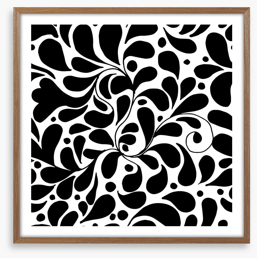 Swirl in black
