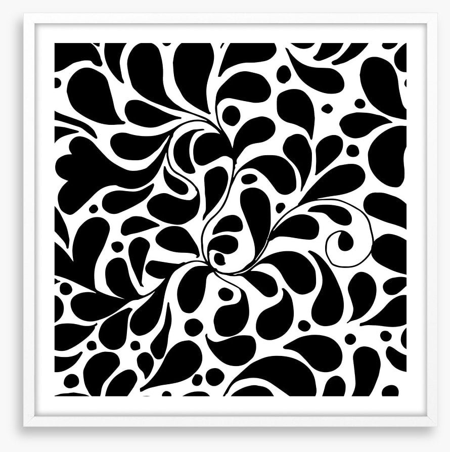Swirl in black