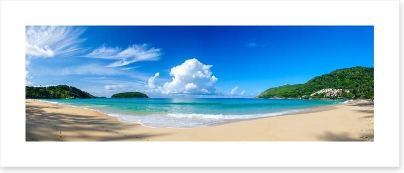 Nai Harn Beach panoramic