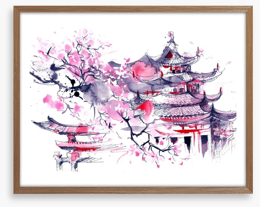 Sakura temple