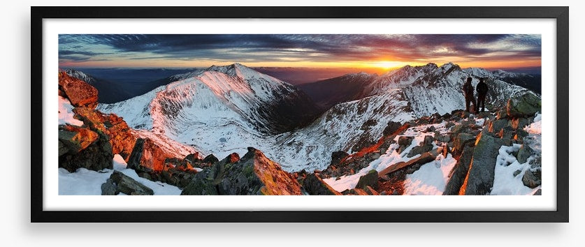 Last rays over the peaks