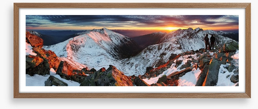 Last rays over the peaks