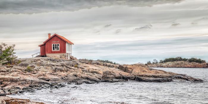 Solitude on the rocks