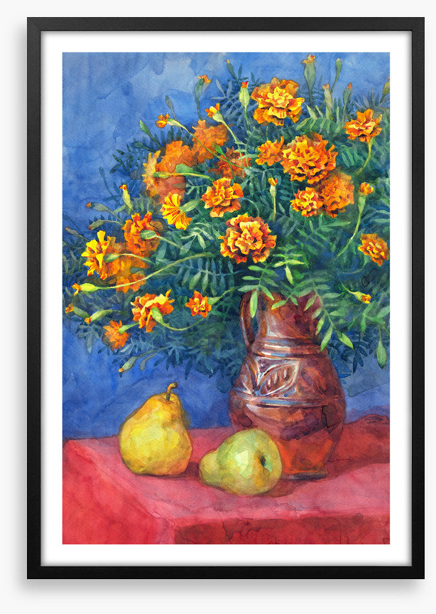Golden marigold pears