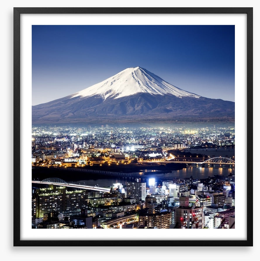 Mount Fuji cityscape