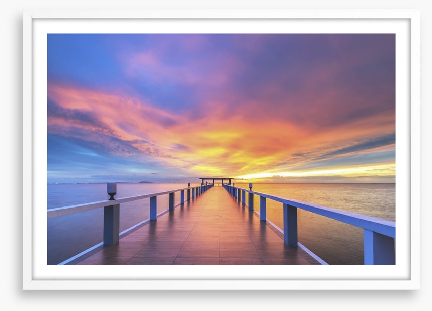 Sunrise over the jetty