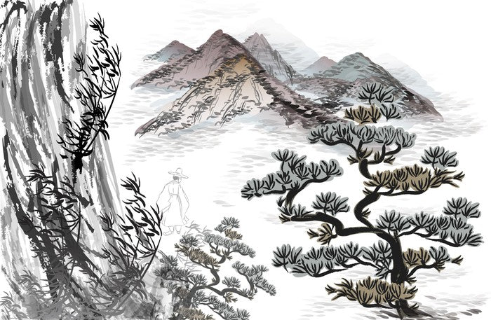 Above the misty mountains