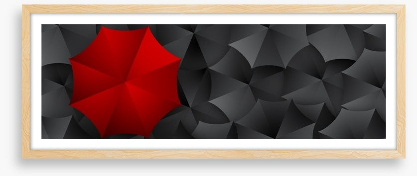 Umbrella in red