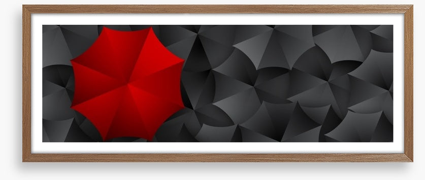 Umbrella in red