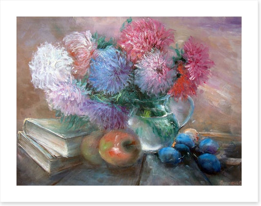 Fresh fruit and flowers