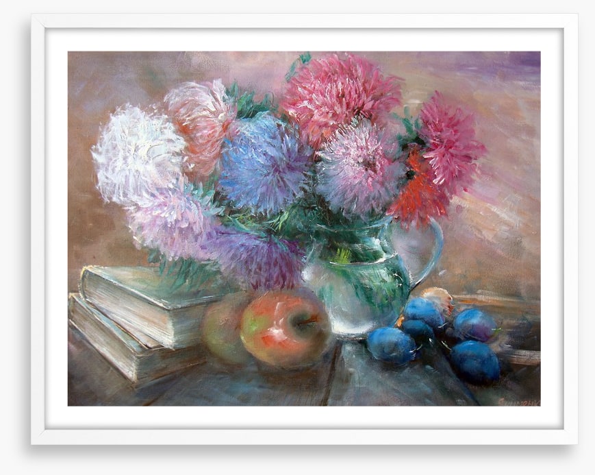 Fresh fruit and flowers