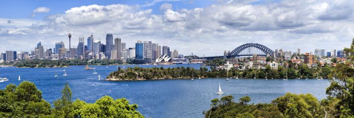 Sydney harbour panorama