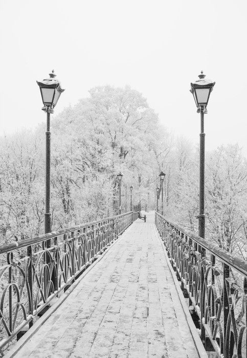 Lovers Bridge in winter