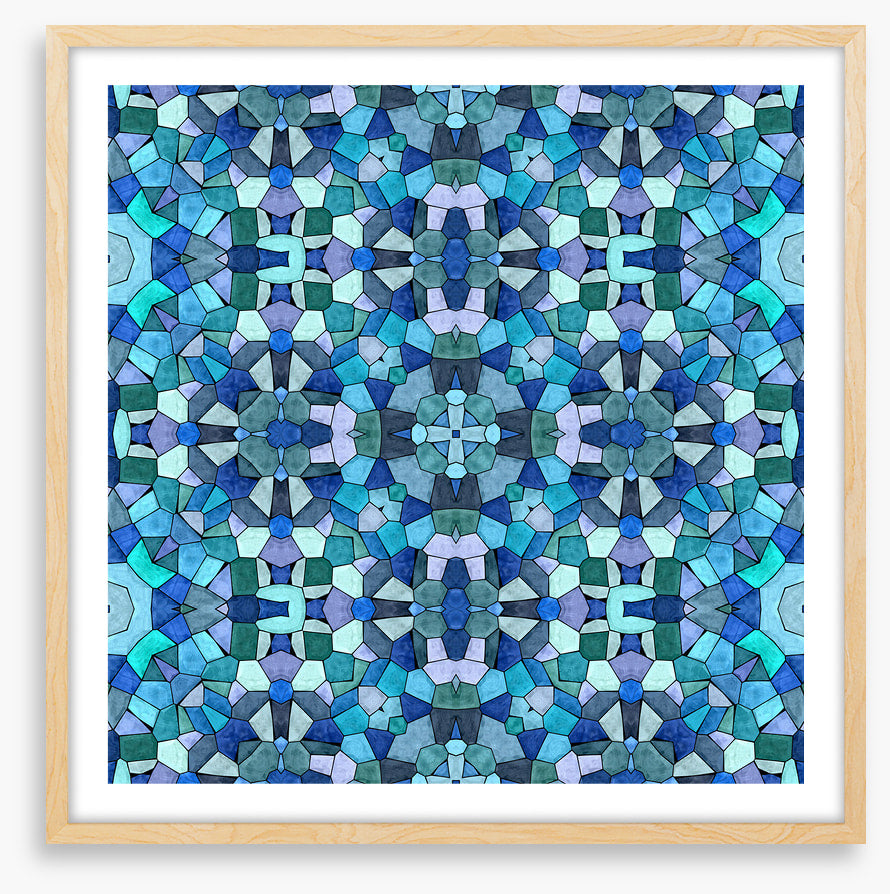 Ocean blues mosaic