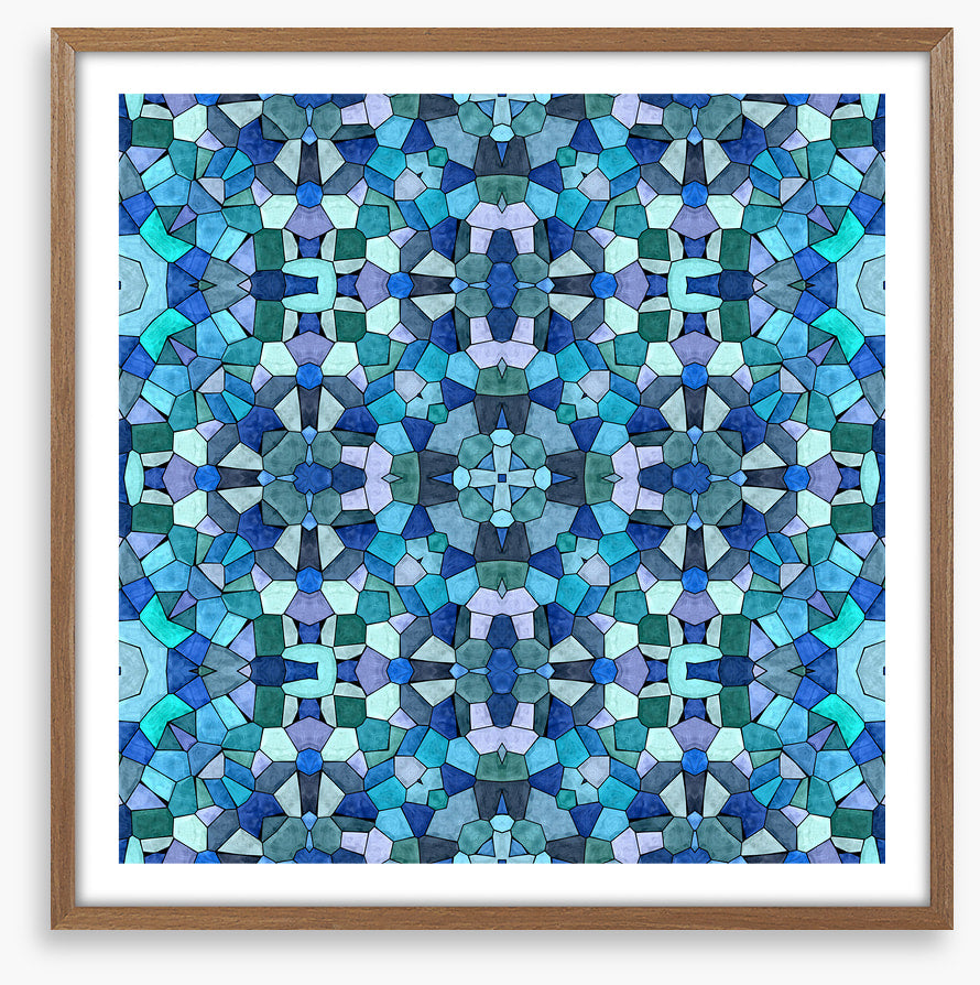 Ocean blues mosaic