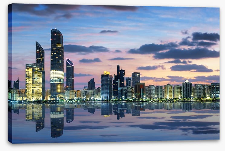 Abu Dhabi dusk