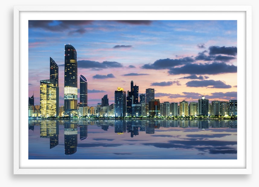 Abu Dhabi dusk